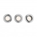Philips 50393/11/PN-Decken- und Spotleuchte Donegal 1x5,5W | GU10 - 3er Set