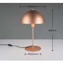 Trio T506290165 Tischlampe NOLA E27