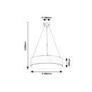 Rabalux 5084 Hängende Deckenleuchte Renata 3x10w | E27 - weiß