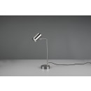 Trio 512400107 Marley 1x5W Tischlampe | GU10 - Netzschalter auf Körper, mattes Nickel