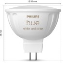 Philips Hue  8719514491403 LED intelligente Lampe | 6,3W GU5.3 | 400lm | 2200-6500+RGBK