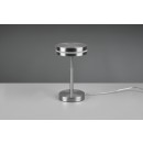 Trio 526510107 LED Tischlampe Franklin 1x6w | 700lm | 3000k - Kabelschalter, mattes Nickel