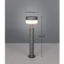 Trio T530561142 LED Gartenleuchte MACKENZIE | 8W integrierte LED-Quelle | 800lm | 3000K