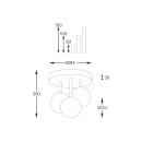 Zuma Line 003064-024507 Deckenleuchte ALI G9