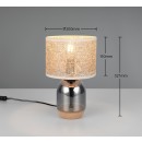 Trio T564900157 Tischlampe TARA  E27