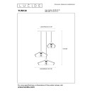 Lucide L104130372 Pendelleuchte YUNKAI E27