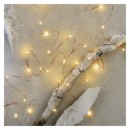 Emos D3aw01 Weihnachten Nano Kette 4m 40 LED | 2,4w | IP44 - warmweiß, Timer, Kupfer