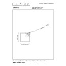 Lucide L105182060 Tischlampe DAVOS E27
