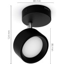 Philips 8720169174825 LED Spotleuchte Bracia | 5,5W integrierte LED-Quelle | 550 lm | 2700K