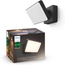 Philips Hue 8719514382763 LED Reflektor Welcome 1x205w | 2600lm | 2700k | IP44 - dimmbar weiß, schwarz