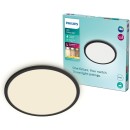 Philips 8719514327283 LED Deckenleuchte Super Slim 1x18w | 1500lm | 2700k | IP44 - schwarz
