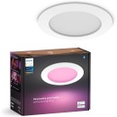 Philips Hue 8720169264212 LED Badezimmer-Spotleuchte Slim downlight | 12W integrierte LED-Quelle | 2200-6500+RGBK