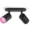 Philips 8720169319271 Spot-Deckenleuchte Fugato | 2x4,2W GU10 | 2000-6500, RGBK