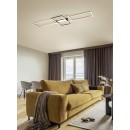 Trio 620010408 LED-Deckeneinbauleuchte Irvine 1x60W | 7100lm | 3000K-6500K - dimmbar, Memoryfunktion, Nachtmodus, Fernbedienung, Messing