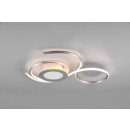 Trio 623410207 LED-Deckenleuchte Jive 1x36W | 4300lm | 2700-6000K - Dimmbar, Nachtmodus, Fernbedienung, separate Schalter, Matt-Nickel