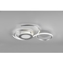 Trio 623410207 LED-Deckenleuchte Jive 1x36W | 4300lm | 2700-6000K - Dimmbar, Nachtmodus, Fernbedienung, separate Schalter, Matt-Nickel