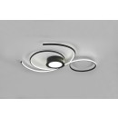 Trio 623419232 LED-Deckenleuchte Jive 1x48w | 5600lm | 2700-6000K - Dimmbar, Nachtmodus, Fernbedienung, separate Schalter, schwarz