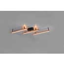 Trio 626410530 LED-Deckenleuchte Bellari 1x36W | 4200lm | 2700-6000K - einstellbar, Fernbedienung, dimmbar, Holz