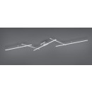 Trio 628410507 LED-Deckenleuchte Arvin 1x22w + 8W | 2600lm | 2700-6500K | RGB - einstellbar, Fernbedienung, dimmbare, separate Schalter, mattes Nickel