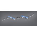 Trio 628410507 LED-Deckenleuchte Arvin 1x22w + 8W | 2600lm | 2700 - 6500K - einstellbar, Fernbedienung, dimmbare, separate Switches, schwarz