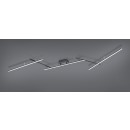 Trio 628410507 LED-Deckenleuchte Arvin 1x22w + 8W | 2600lm | 2700 - 6500K - einstellbar, Fernbedienung, dimmbare, separate Switches, schwarz