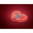 TRIO 652710307 LED Leuchte Aaron 1x36W | 3000L | 3000-6000K | IP20 | RGBW - dimmbare Beleuchtung Temperatureinstellung, Memory-Funktion, Fernbedienung, WiZ, Nickel