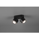 TRIO 652910232 LED Deckenleuchte Spotleuchte Taurus 2x3,5W 2x1,5W + | 900L | 3000K | IP20 - schwarz