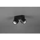 TRIO 652910232 LED Deckenleuchte Spotleuchte Taurus 2x3,5W 2x1,5W + | 900L | 3000K | IP20 - schwarz