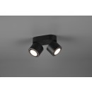 TRIO 652910232 LED Deckenleuchte Spotleuchte Taurus 2x3,5W 2x1,5W + | 900L | 3000K | IP20 - schwarz