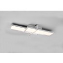 Trio 672110505 LED-Deckenleuchte Charleston 1x21w + 12W | 2600lm + 1600lm | 3000k - Aluminium