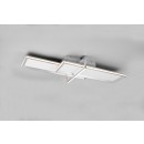 Trio 672110505 LED-Deckenleuchte Charleston 1x21w + 12W | 2600lm + 1600lm | 3000k - Aluminium