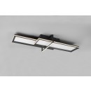 Trio 672110542 LED- Deckenleuchte Charleston 1x21w + 12W | 2600lm + 1600lm | 3000k - Anthrazit