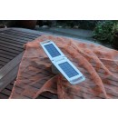 Lutec LT6904101337 LED Außen tragbare Solarlampe Dragonfly 1x1W | 120L | 4000K | IP54 - 3-Phasen-dimmbar, USB, grau