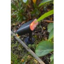 Lutec 6938405330 LED Wegeleuchte Ginbo 1x7W | 500lm | 2700-6500K | RGB | IP54 - steckbar, schwarz