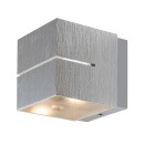 Rabalux 7019 Wandleuchte Kaunas 1x10w | G9 - gebürstetes Aluminium