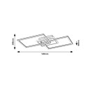 Rabalux 98071014 LED Deckenleuchte Athelstan  | 40W integrierte LED-Quelle | 2900lm | 4000K