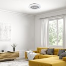 Rabalux 98071333 LED Ventilator mit Licht Dalfon2 | 48W integrierte LED-Quelle | 3500lm | 3000-6500K