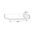 Rabalux 7134 LED-Außenwandleuchte Trogir 1x6,5W | 590lm | 4000K | IP44 - Anthrazit