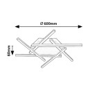 Rabalux 98071365 LED Deckenleuchte Severine  | 40W integrierte LED-Quelle | 2060lm | 3000K