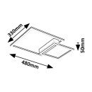 Rabalux 98071376 LED Deckenleuchte Heleth  | 24W integrierte LED-Quelle | 1530lm | 3000K