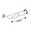 Rabalux 98071391 LED Deckenleuchte Kitlee  | 40W integrierte LED-Quelle | 3600lm | 3000-6500K