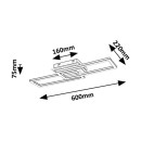 Rabalux 98071393 LED Deckenleuchte Ramin  | 30W integrierte LED-Quelle | 2610lm | 3000-6500K