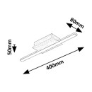 Rabalux 98071397 LED Deckenleuchte Demir  | 8W integrierte LED-Quelle | 840lm | 4000K