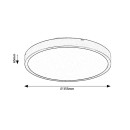 Rabalux 98071428 LED Außen-Deckenleuchte Alenzo | 24W integrierte LED-Quelle | 1530lm | 3000-6000K