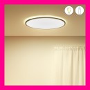 Philips WiZ 8720169071018 LED Deckenleuchte SuperSlim | 32W integrierte LED-Quelle | 3800lm | 2700-6500K