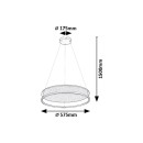 Rabalux 98072032 LED Pendelleuchte Farenzo | 40W integrierte LED-Quelle | 2000lm | 3000+4000K