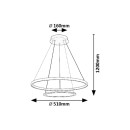 Rabalux 98072040 LED Pendelleuchte Jasero  | 42W integrierte LED-Quelle | 2260lm | 3000-6500K