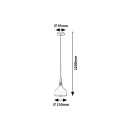 Rabalux 98072135 Pendelleuchte Drusilla E27