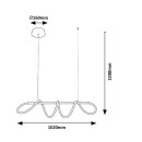 Rabalux 98072269 LED Pendelleuchte Montema  | 40W integrierte LED-Quelle | 3750lm | 4000K