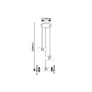Rabalux 98072300 Pendelleuchte Lition G9